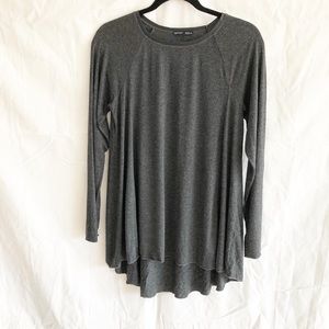 Zara dark grey long sleeve top